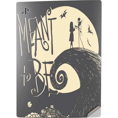 Disney The Nightmare Before Christmas Jack and Sally Meant to Be PS5 Digital Edition Console Skin