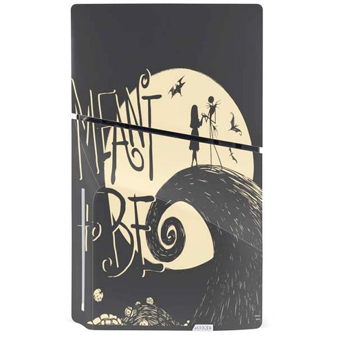 Disney The Nightmare Before Christmas Jack and Sally Meant to Be PS5 Slim Disk Bundle Skin