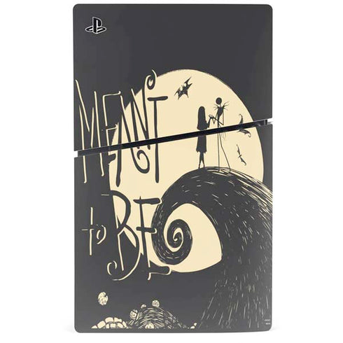 Disney The Nightmare Before Christmas Jack and Sally Meant to Be PS5 Slim Digital Edition Bundle Skin