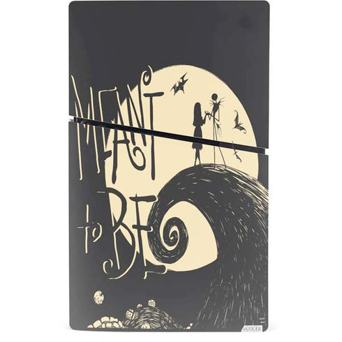 Disney The Nightmare Before Christmas Jack and Sally Meant to Be PS5 Slim Digital Edition Console Skin