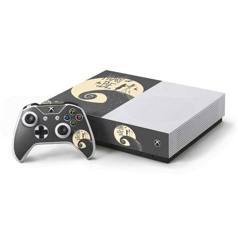 Disney The Nightmare Before Christmas Jack and Sally Meant to Be Xbox One S All-Digital Edition Bundle Skin