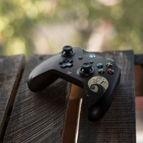 Disney The Nightmare Before Christmas Jack and Sally Meant to Be Xbox One S Controller Skin