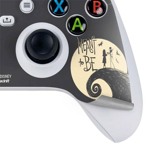 Disney The Nightmare Before Christmas Jack and Sally Meant to Be Xbox Series S Controller Skin