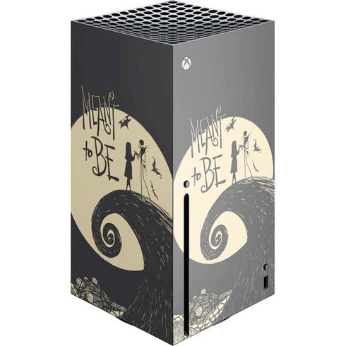 Disney The Nightmare Before Christmas Jack and Sally Meant to Be Xbox Series X Console Skin