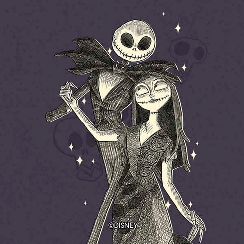 Disney The Nightmare Before Christmas Jack and Sally Art Moto E5 Play Skin