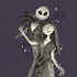 Disney The Nightmare Before Christmas Jack and Sally Art Moto E5 Play Skin