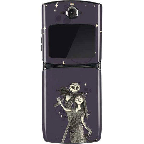 Disney The Nightmare Before Christmas Jack and Sally Art Motorola RAZR Skin