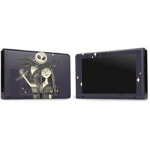 Disney The Nightmare Before Christmas Jack and Sally Art Nintendo Switch Bundle Skin