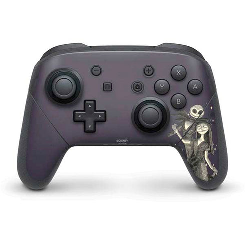 Disney The Nightmare Before Christmas Jack and Sally Art Nintendo Switch Pro Controller Skin