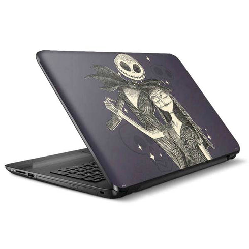 Disney The Nightmare Before Christmas Jack and Sally Art HP Notebook Skin