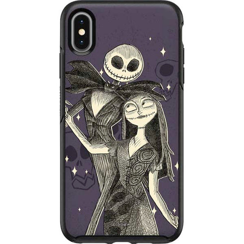 Disney The Nightmare Before Christmas Jack and Sally Art Otterbox Symmetry iPhone Skin