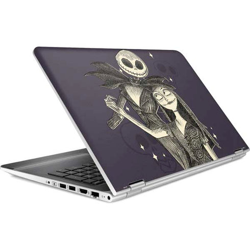 Disney The Nightmare Before Christmas Jack and Sally Art HP Pavilion Skin