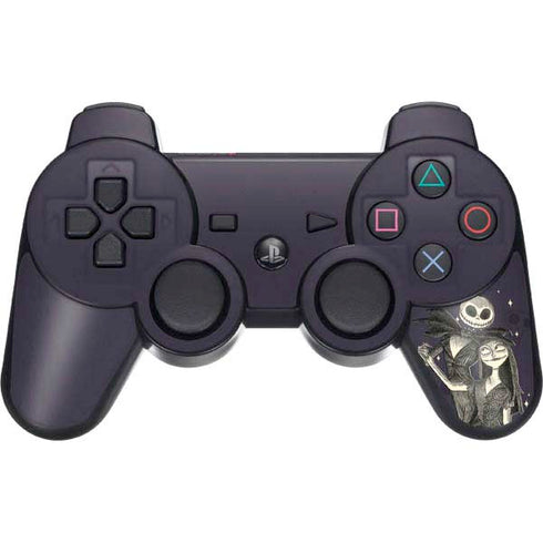 Disney The Nightmare Before Christmas Jack and Sally Art PS3 Dual Shock wireless controller Skin