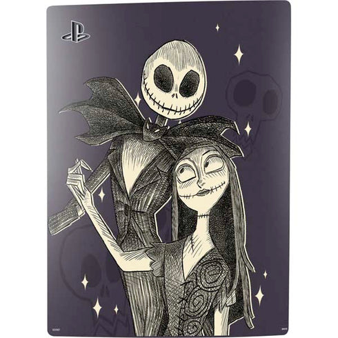 Disney The Nightmare Before Christmas Jack and Sally Art PS5 Bundle Skin