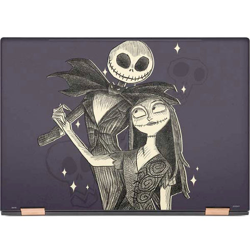 Disney The Nightmare Before Christmas Jack and Sally Art HP Spectre Skin