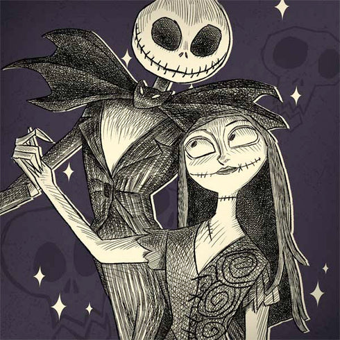 Disney The Nightmare Before Christmas Jack and Sally Art HP Spectre Skin