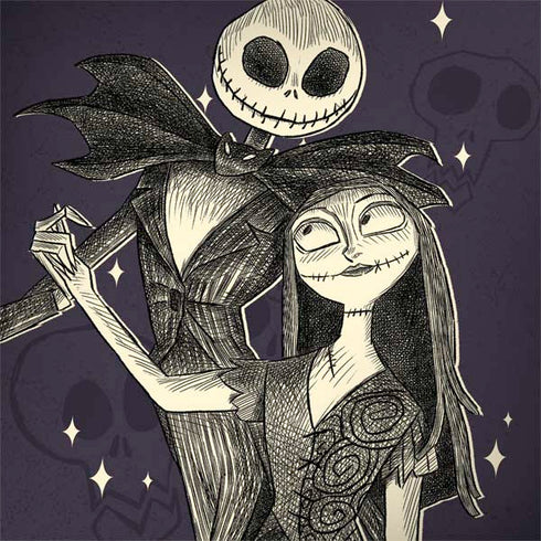 Disney The Nightmare Before Christmas Jack and Sally Art Surface Book 2 13.5in Skin