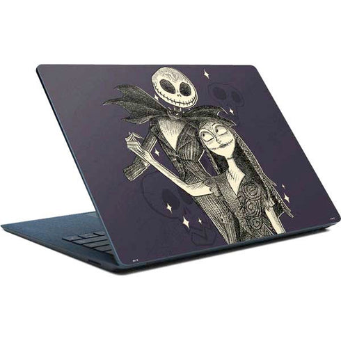 Disney The Nightmare Before Christmas Jack and Sally Art Surface Laptop Skin