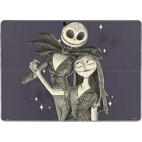 Disney The Nightmare Before Christmas Jack and Sally Art Surface Pro 8 Skin