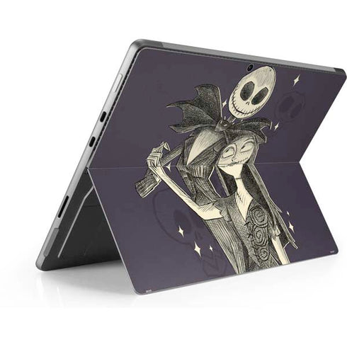 Disney The Nightmare Before Christmas Jack and Sally Art Surface Pro 8 Skin