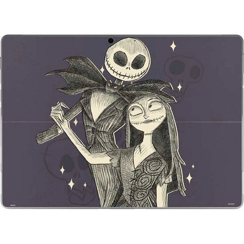 Disney The Nightmare Before Christmas Jack and Sally Art Surface Pro 9 Skin