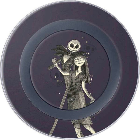 Disney The Nightmare Before Christmas Jack and Sally Art Wireless Charger Skin