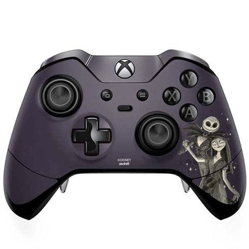 Disney The Nightmare Before Christmas Jack and Sally Art Xbox One Elite Controller Skin
