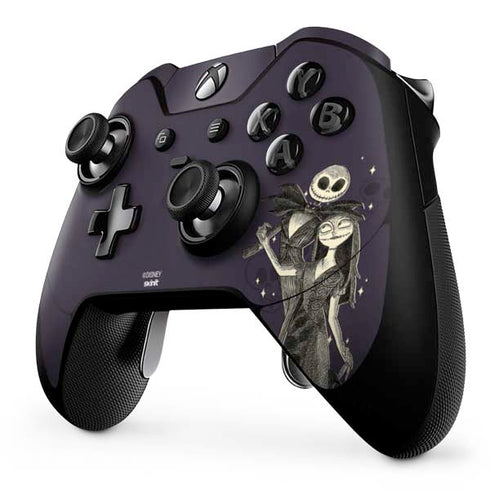 Disney The Nightmare Before Christmas Jack and Sally Art Xbox One Elite Controller Skin