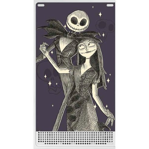 Disney The Nightmare Before Christmas Jack and Sally Art Xbox Series S Bundle Skin