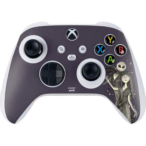 Disney The Nightmare Before Christmas Jack and Sally Art Xbox Series S Controller Skin