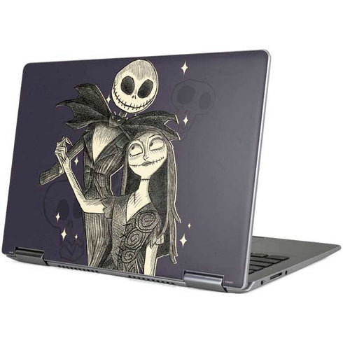 Disney The Nightmare Before Christmas Jack and Sally Art Yoga 710 14in Skin