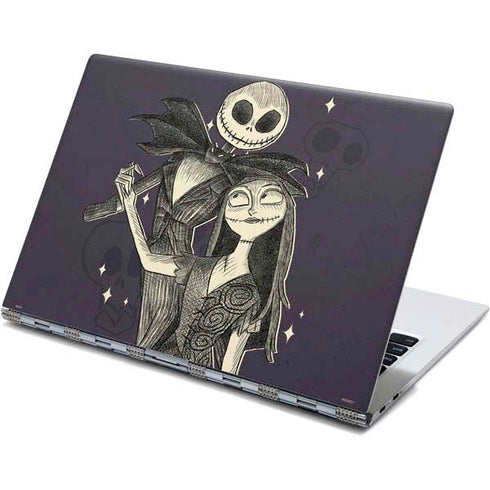 Disney The Nightmare Before Christmas Jack and Sally Art Yoga 910 2-in-1 14in Touch-Screen Skin