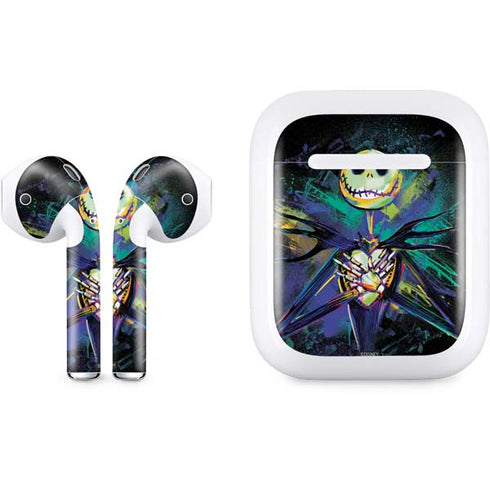 Disney The Nightmare Before Christmas Jack Skellington Art Apple AirPods Skin
