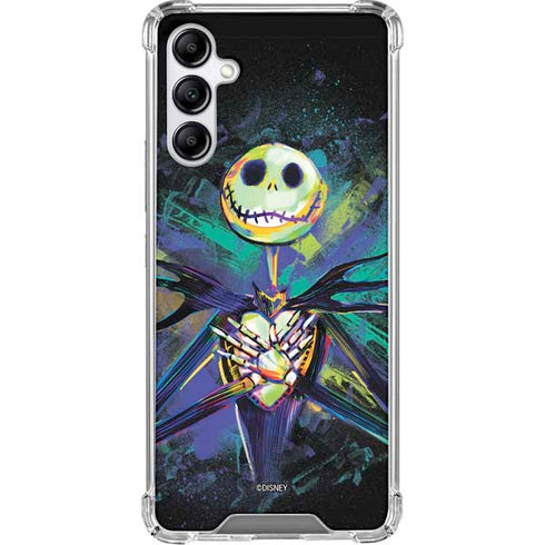 Disney The Nightmare Before Christmas Jack Skellington Art Galaxy A15 5G Clear Case