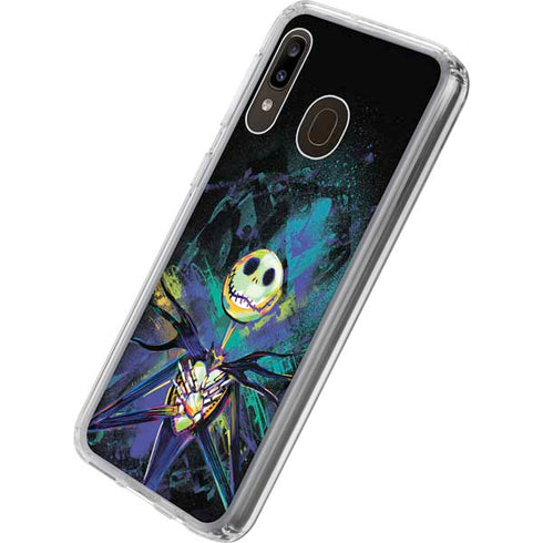 Disney The Nightmare Before Christmas Jack Skellington Art Galaxy A20 Clear Case