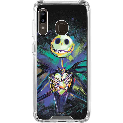 Disney The Nightmare Before Christmas Jack Skellington Art Galaxy A30 Clear Case
