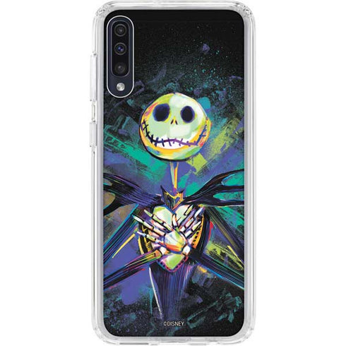 Disney The Nightmare Before Christmas Jack Skellington Art Galaxy A50 Clear Case