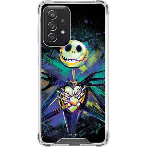 Disney The Nightmare Before Christmas Jack Skellington Art Galaxy A52 5G Clear Case