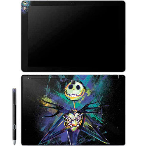 Disney The Nightmare Before Christmas Jack Skellington Art Galaxy Book 12in Skin