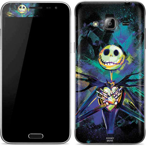 Disney The Nightmare Before Christmas Jack Skellington Art Galaxy J3 Skin
