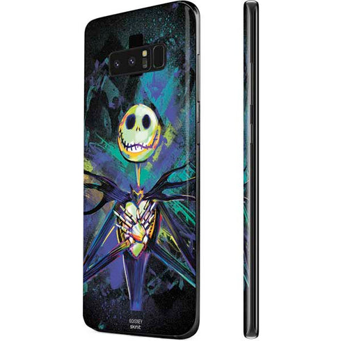 Disney The Nightmare Before Christmas Jack Skellington Art Galaxy Note 8 Skin