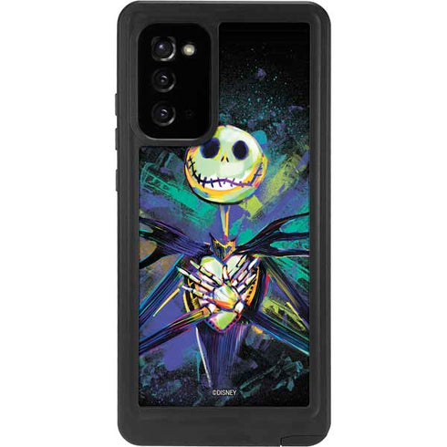Disney The Nightmare Before Christmas Jack Skellington Art Galaxy Note20 5G Waterproof Case