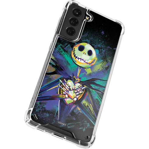 Disney The Nightmare Before Christmas Jack Skellington Art Galaxy S21 5G Clear Case