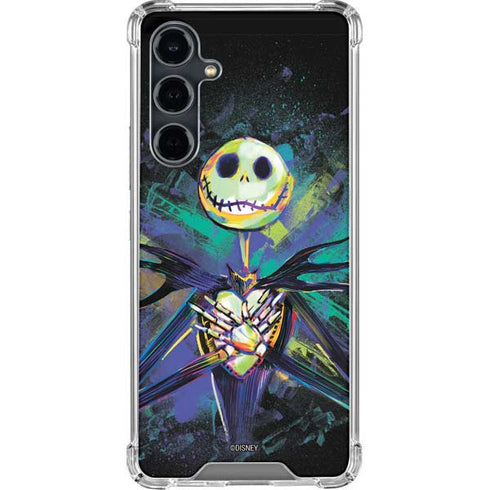 Disney The Nightmare Before Christmas Jack Skellington Art Galaxy S23 FE Clear Case