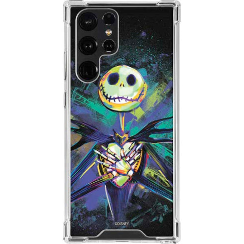 Disney The Nightmare Before Christmas Jack Skellington Art Galaxy S24 Ultra Clear Case