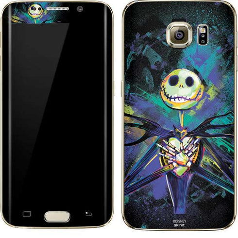 Disney The Nightmare Before Christmas Jack Skellington Art Galaxy S7 Edge Skin