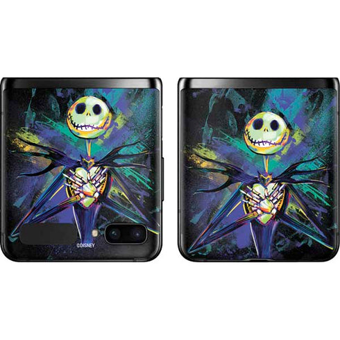 Disney The Nightmare Before Christmas Jack Skellington Art Galaxy Z Flip Skin