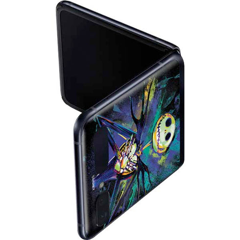 Disney The Nightmare Before Christmas Jack Skellington Art Galaxy Z Flip Skin
