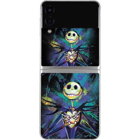 Disney The Nightmare Before Christmas Jack Skellington Art Galaxy Z Flip3 5G Skin