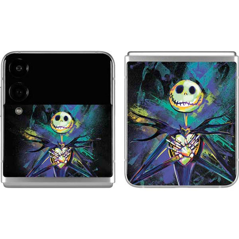 Disney The Nightmare Before Christmas Jack Skellington Art Galaxy Z Flip4 5G Skin